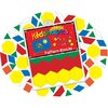 Barker Creek Learning Magnets - Kidshapes™ Pattern Blocks, 108 Magnetic pieces/Package 2300